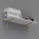 WOODEN SHELF BRACKET 25x15cm / BEECH WOOD
